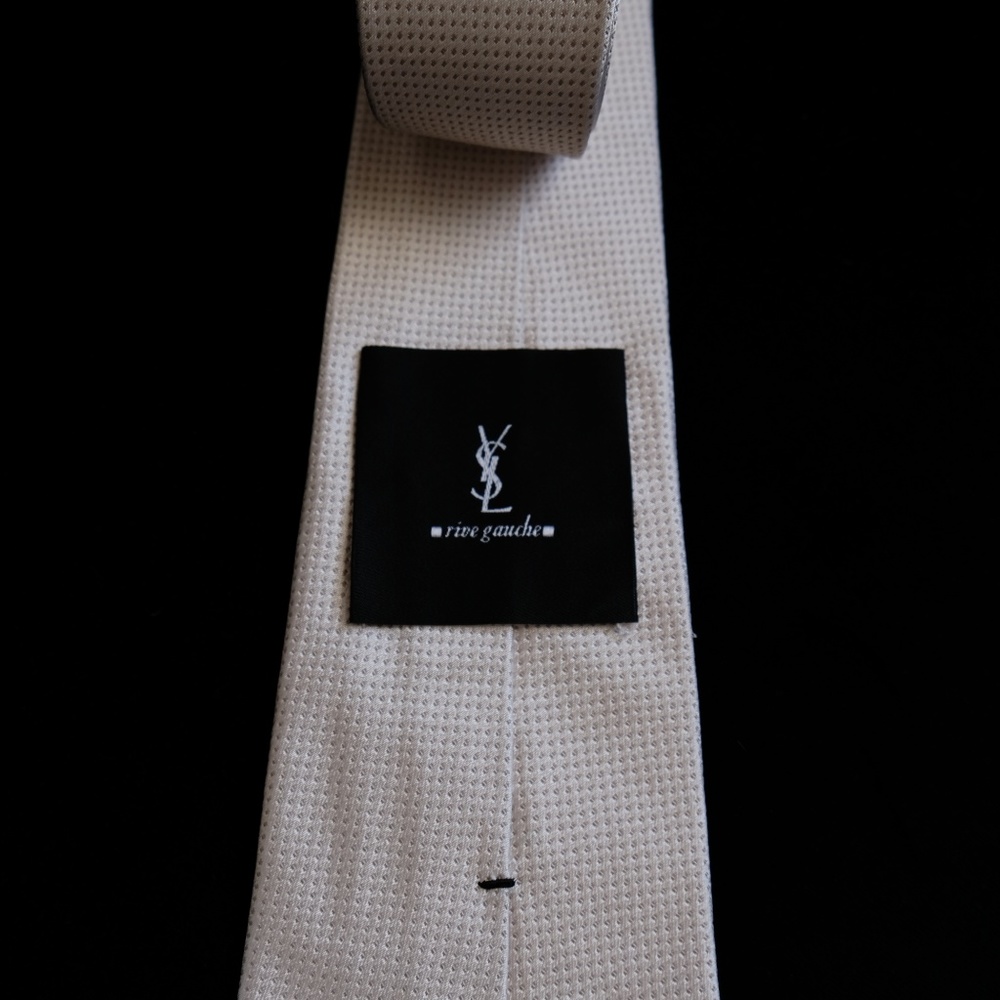 Ysl Rive Gauche Silk Tie - image 4